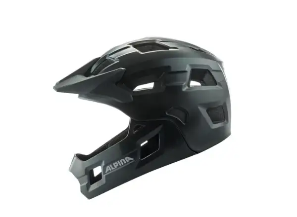 Alpina Rupi Kids Helmet Black Matt, size 50-55 cm