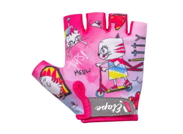 Etape Tiny kids cycling gloves short pink