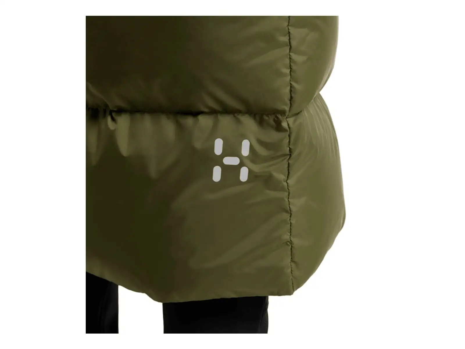 Haglöfs Long Down women's down coat green