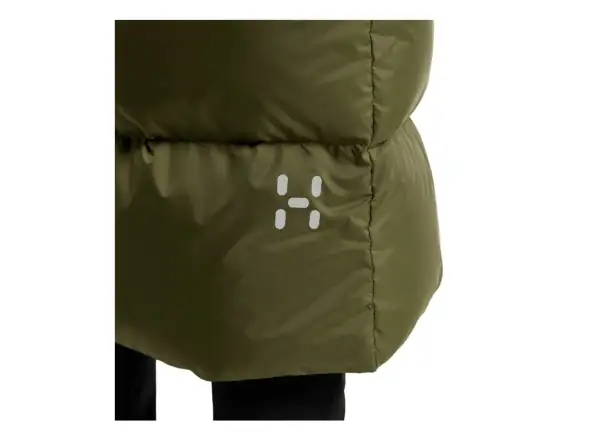 Haglöfs Long Down women's down coat green