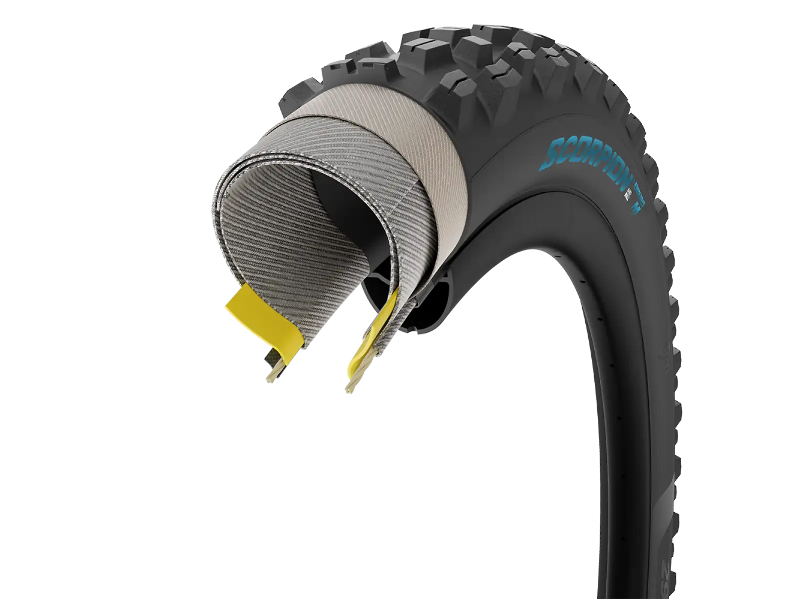 Pirelli Scorpion Enduro M 29x2.4" tire kevlar turchese