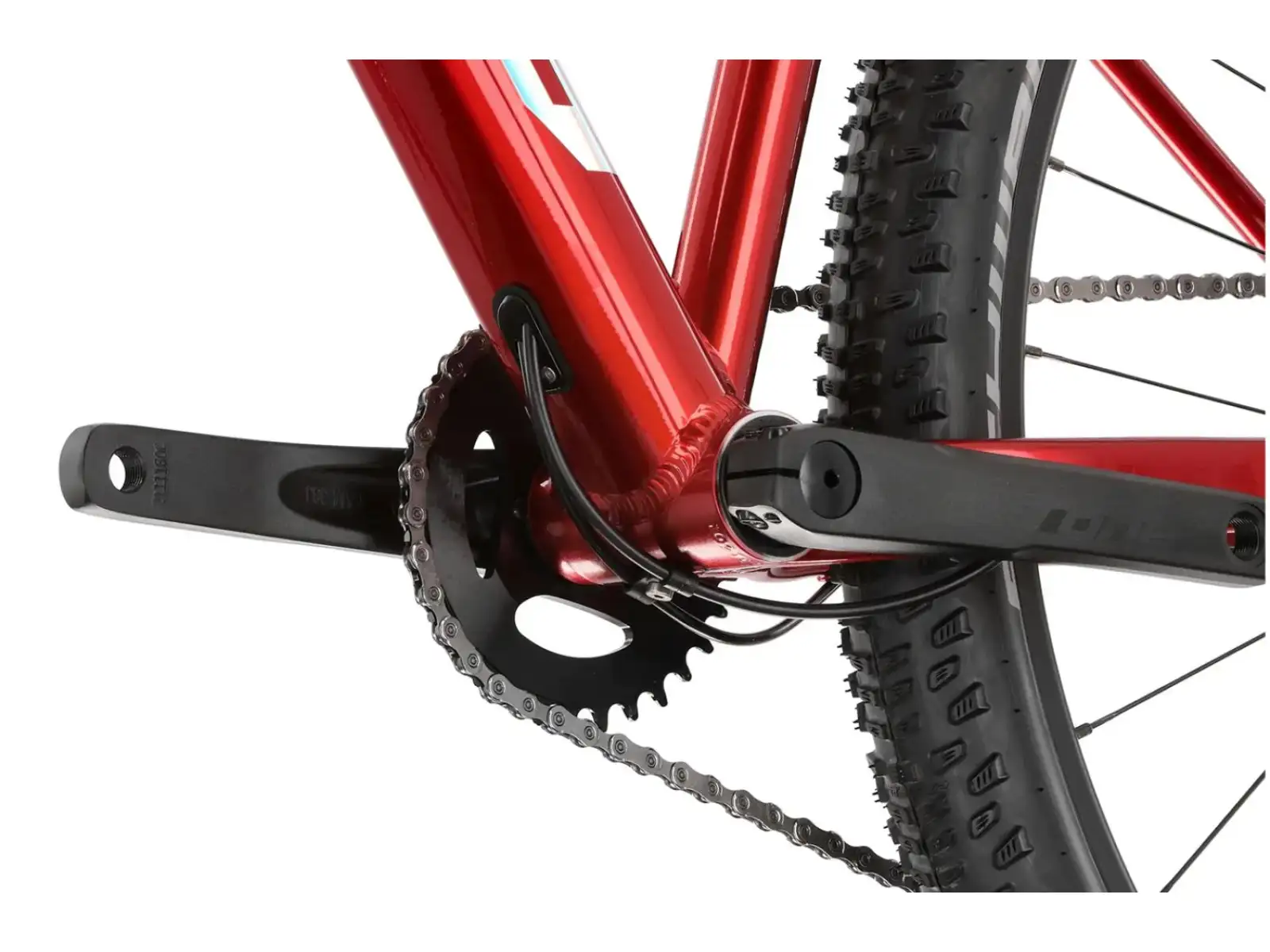Superior Team 27 Issue Gloss Dark Red/Hologram Chrome children's bike