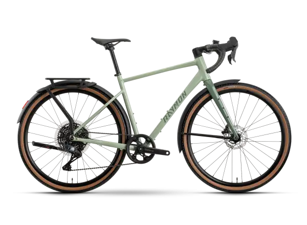 Raymon Territ Auto Street gravel bike SalviaGreen/SageGreen