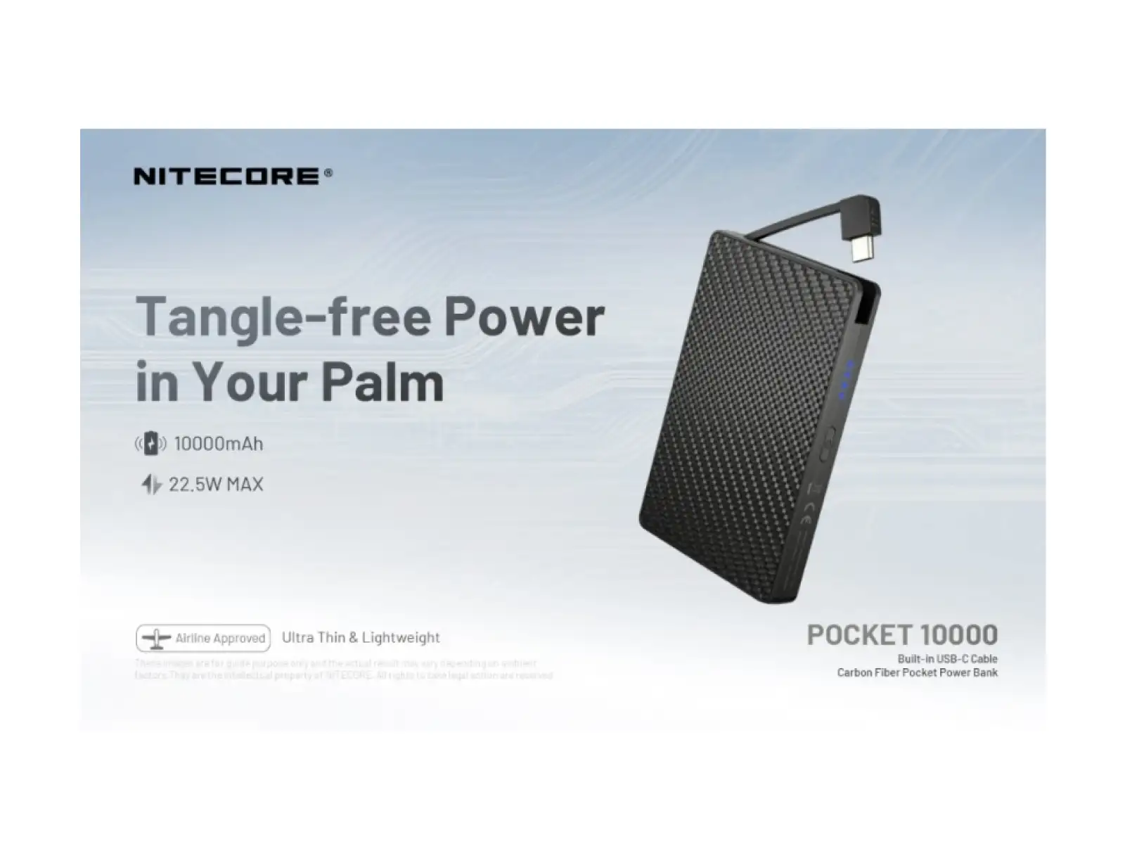 Nitecore High-performance Powerbank POCKET 10000