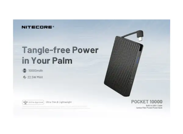Nitecore High-performance Powerbank POCKET 10000