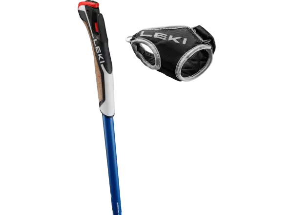 Leki PRC 850 TR cross-country ski poles Naturalcarbon-regal blue light-white