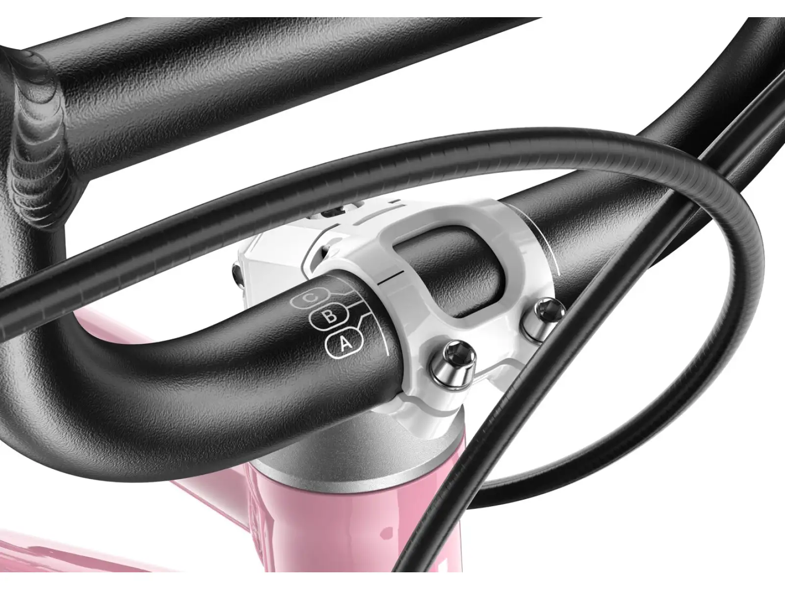 Woom GO 1 Plus children's balance bike 14" color Powder Pink