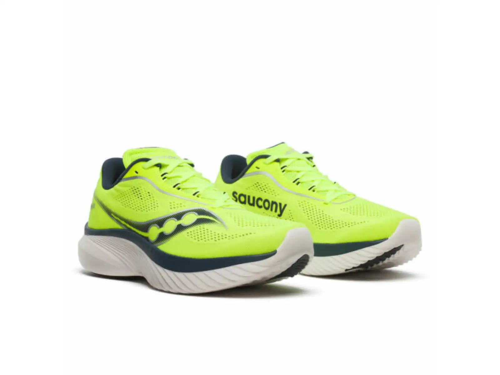 Saucony Kinvara 15 men's running shoes Citron Navy