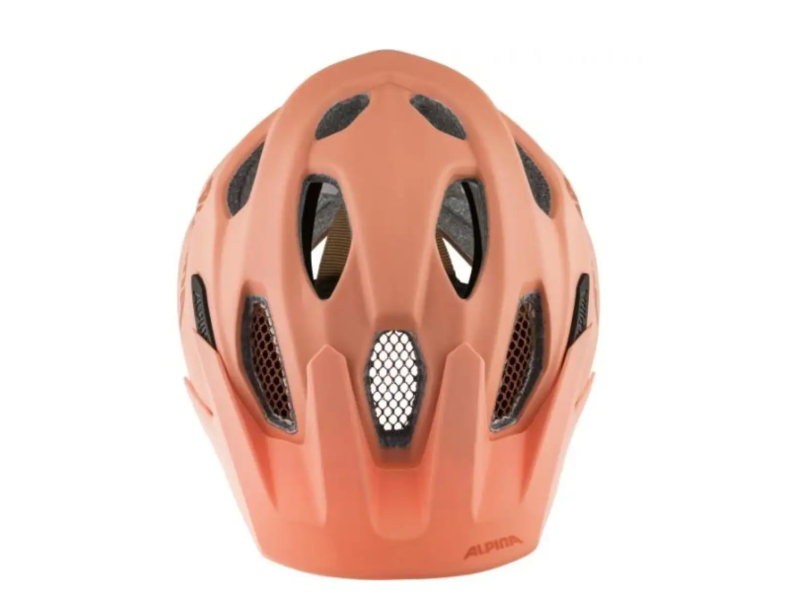 Alpina Carapax JR. kids helmet Peach Matt
