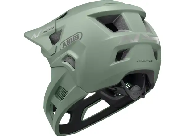 Abus YouDrop FF kids helmet Mist Green