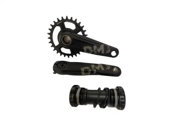 Prowheel CR093A children's crankset with single chainring 28t 140 mm black