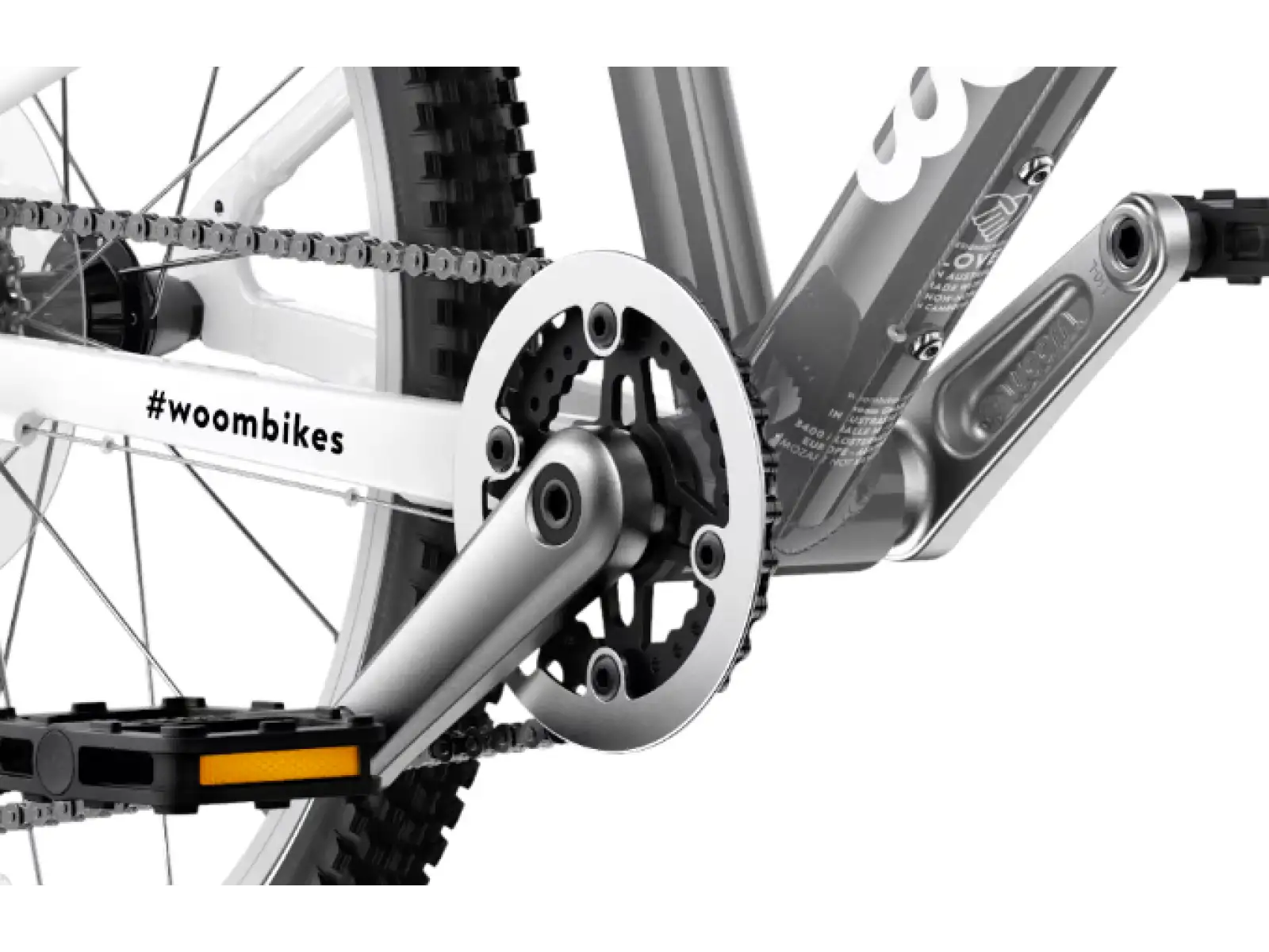 Woom 5 Moon Grey 24 children's bike