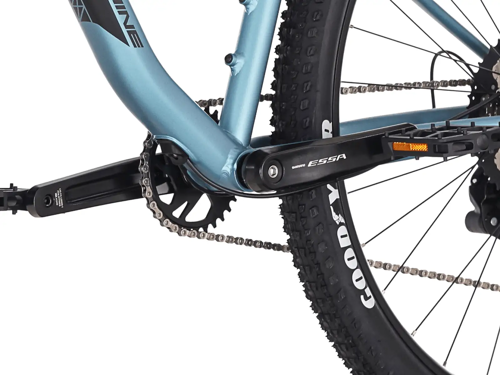 Rock Machine Blizz 10 mountain bike Matte Zircone Blue