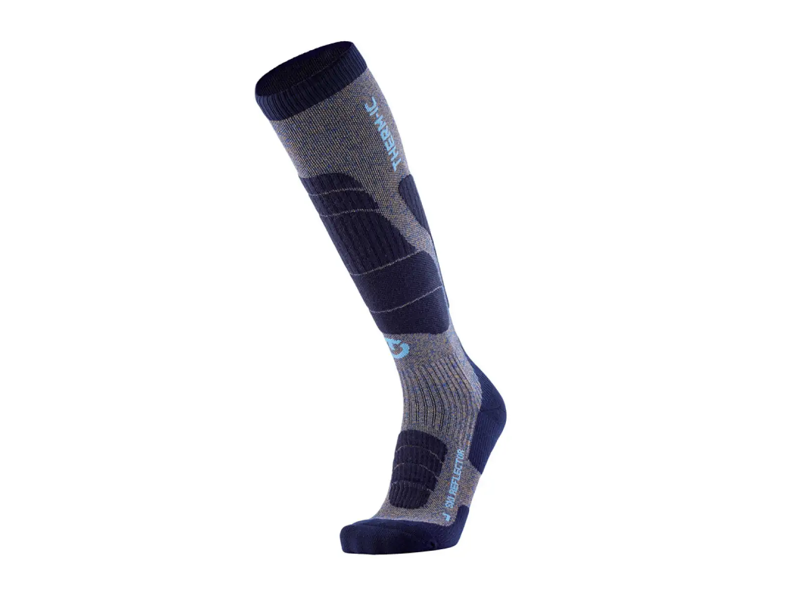 Thermic Ski Merino Reflector men's socks blue/gold