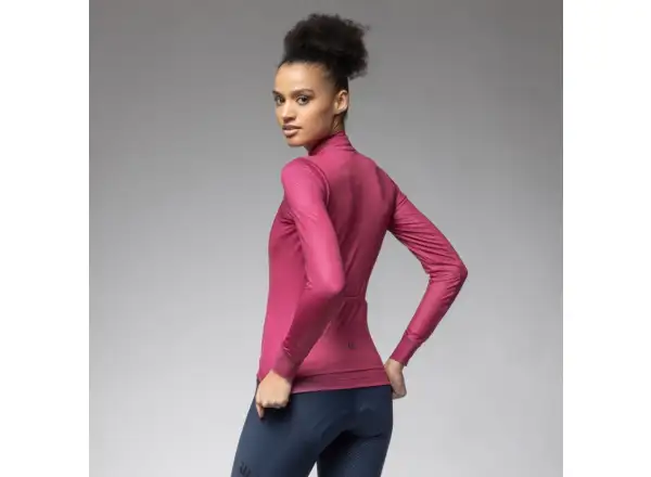 Alé PR-E Follow ME 2.0 women's insulated jersey long sleeve Raspberry
