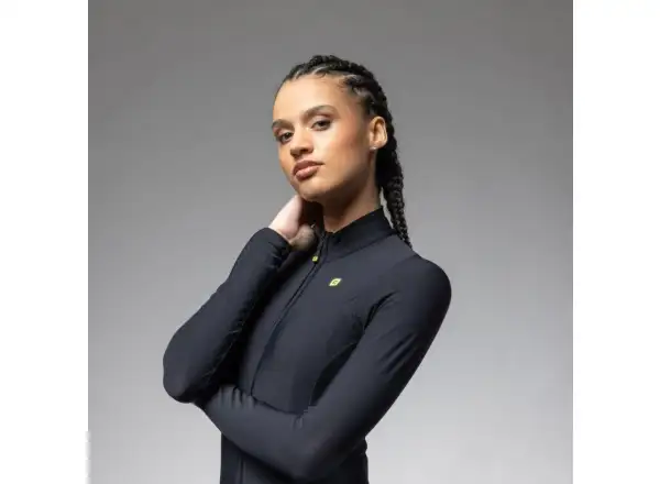 Alé R-EV1 Warm Race 2.0 women's insulated jersey long sleeve black