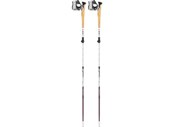Leki Cross Superlite trekking poles White/Ferra/Black size 100-120 cm