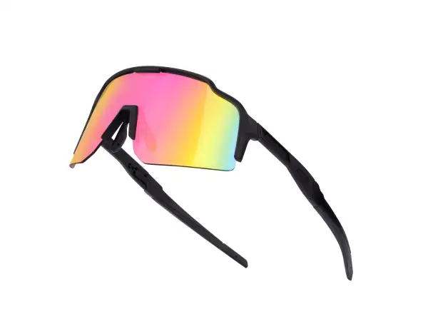 Force Strive glasses black/purple-yellow mirror lens