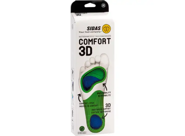 Sidas Comfort 3D insoles medium arch 1 pair