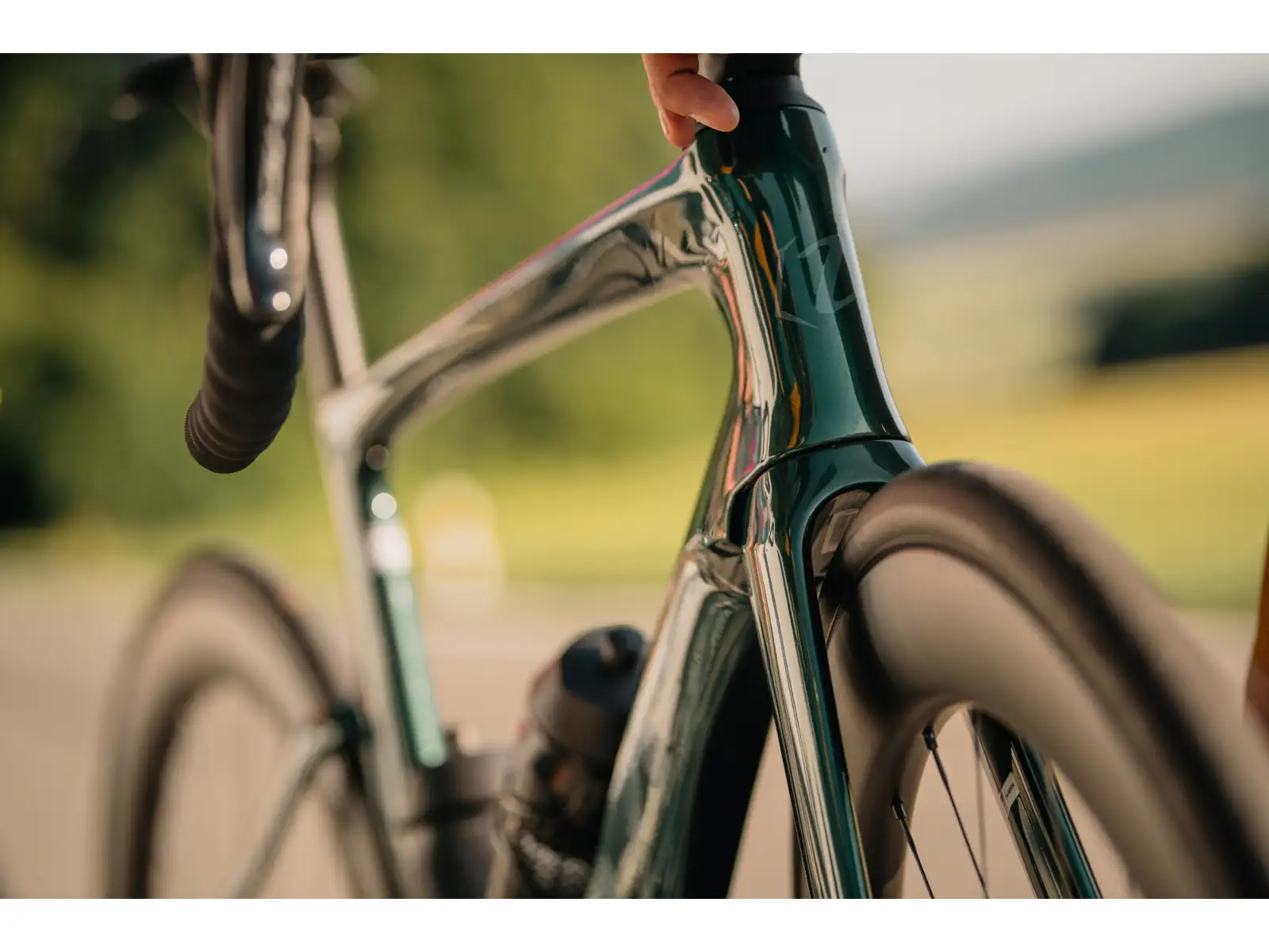 Isaac Meson Ultegra Di2 road bike Jade Green
