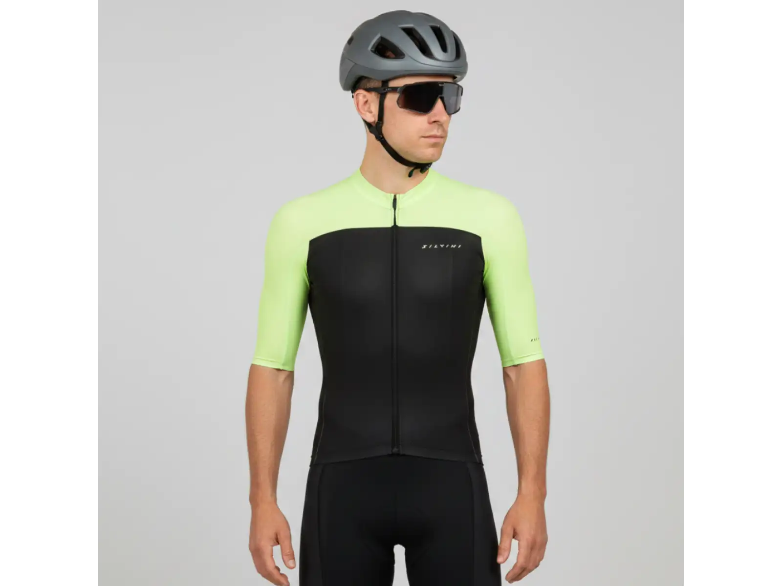 Silvini Stelvio men's jersey Green/Black
