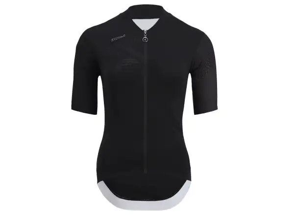 Silvini Rosalia women's jersey short sleeve Black/Charcoal