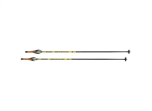 Swix Infinity Basic cross-country poles black/yellow
