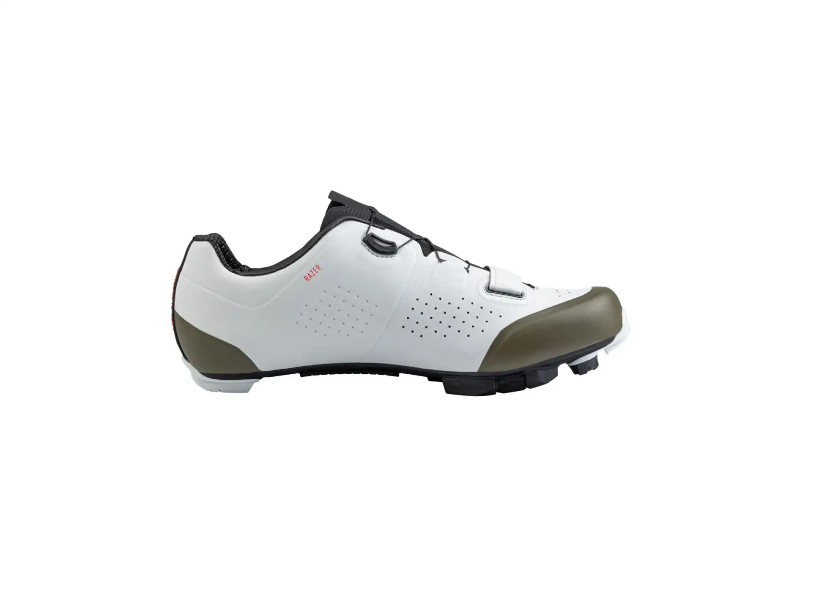 Northwave Razer men's MTB shoes Light Grey/Forest Green