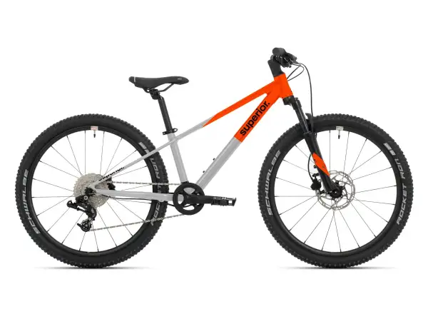 Superior Team 24 Gloss Grey/Red children's bike
