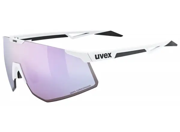 Uvex Pace Perform S ColorVision glasses White Matt/Mirror Lavender