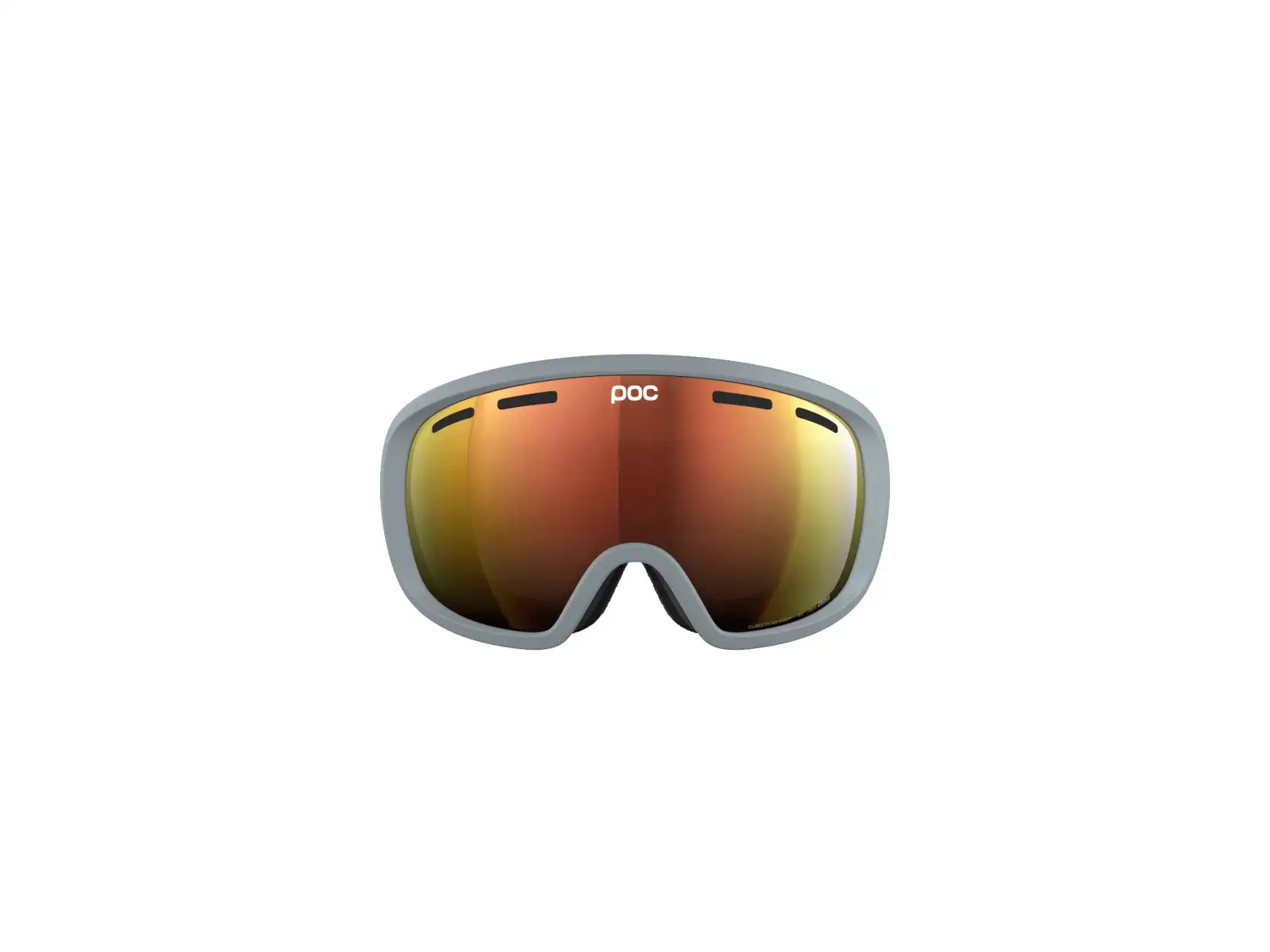 POC Fovea ski goggles Granite Grey/Partly Sunny Orange