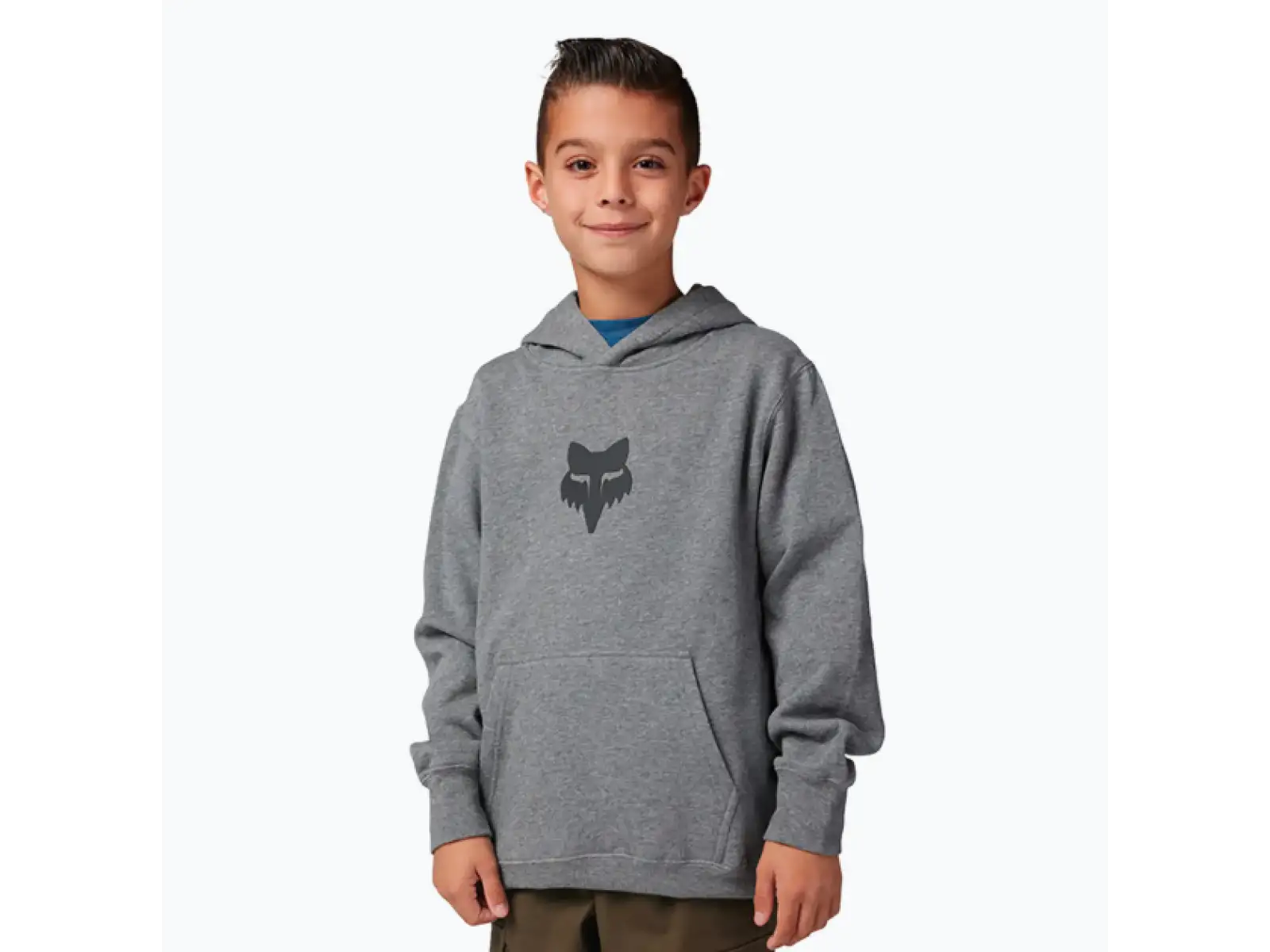 Fox Yth Legacy Fleece Po kids' sweatshirt Heather Graphite Grey