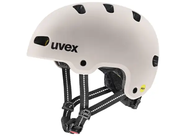Uvex Kid 4 Style Mips kids helmet Warm Grey Matt