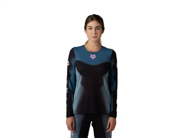 Fox Flexair Ts57 women's jersey long sleeve Black
