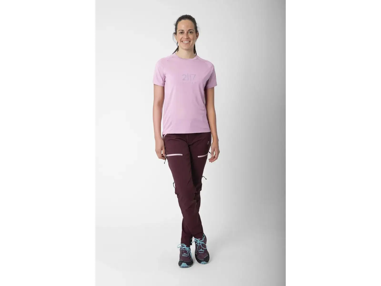 2117 of Sweden Huli women's T-shirt short sleeve Lavender