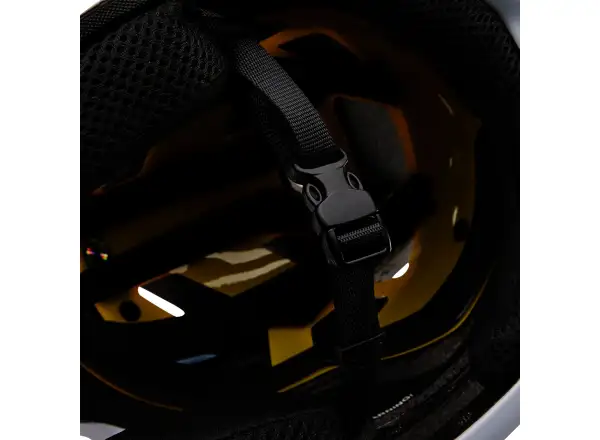 Fox Yth Proframe Nace Ce youth cycling helmet White