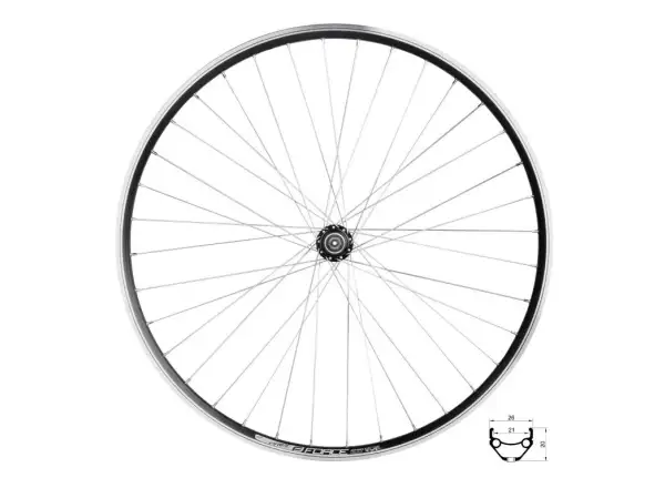 Force Prime 622x21 rear spoked wheel hub Force F80403 QR