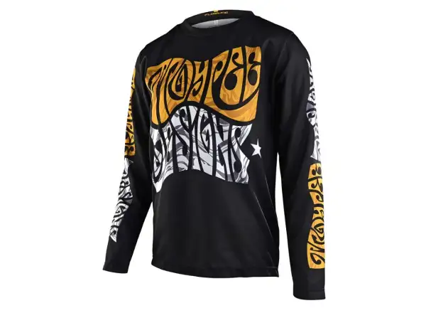 Troy Lee Designs Flowline youth jersey long sleeve Tripper Black
