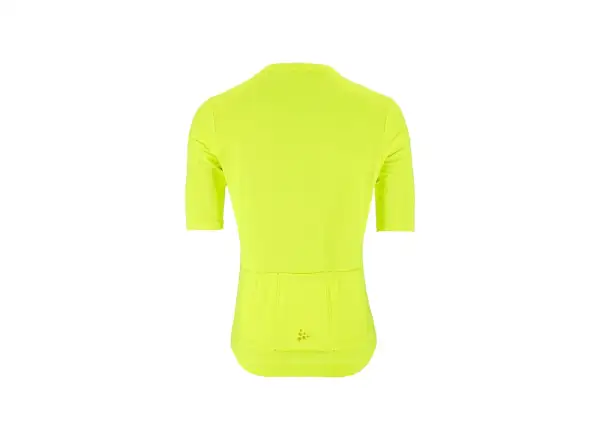 Craft Endur Logo men's jersey short sleeve yellow