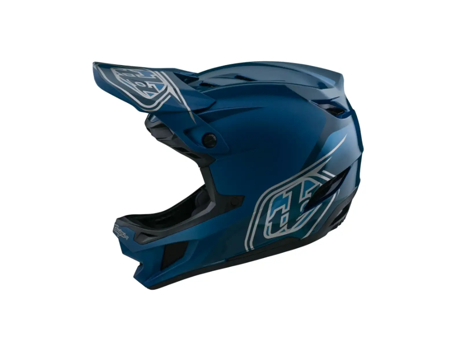 Troy Lee Designs D4 Polyacralite Mips helmet Shadow Blue