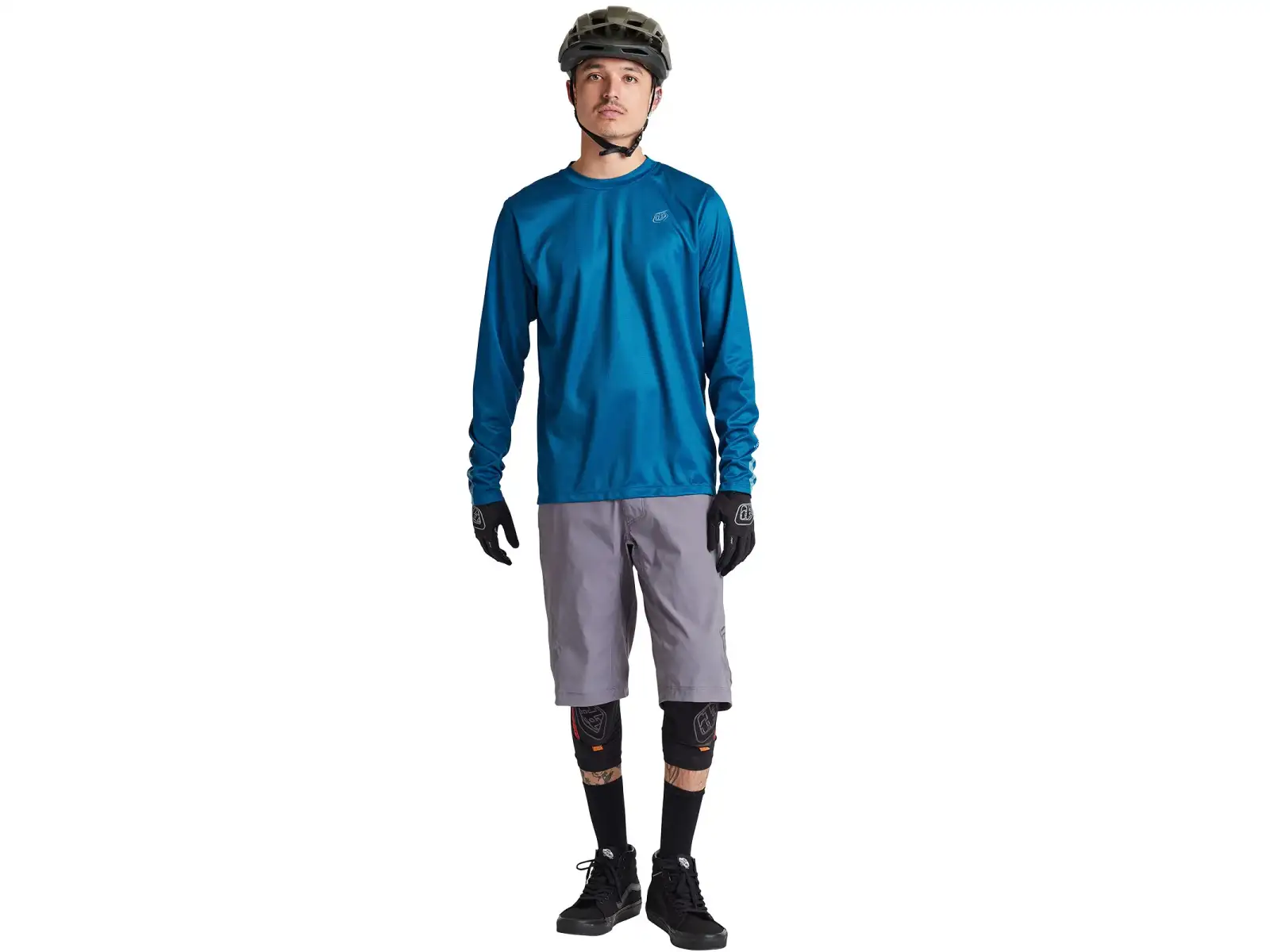 Troy Lee Designs Flowline men's jersey long sleeve  Slate Blue
