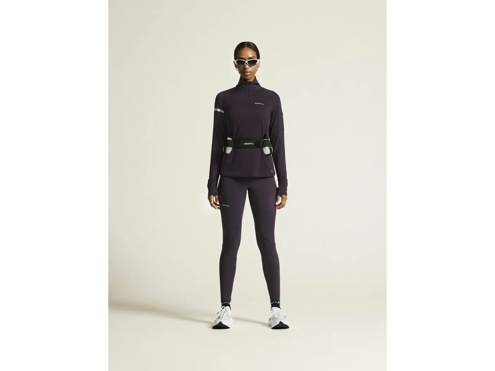 Craft ADV SubZ women's running shirt long sleeve purple