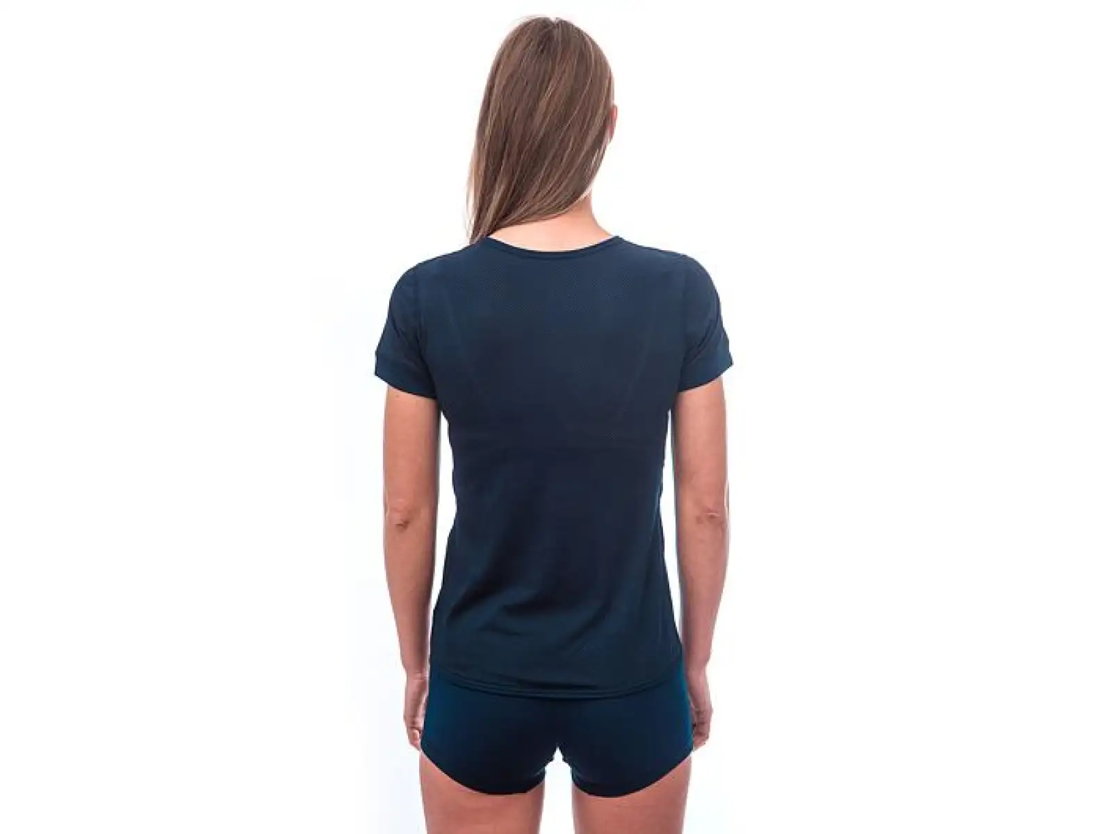 Sensor Coolmax Air women's shirt short sleeve Deep Blue