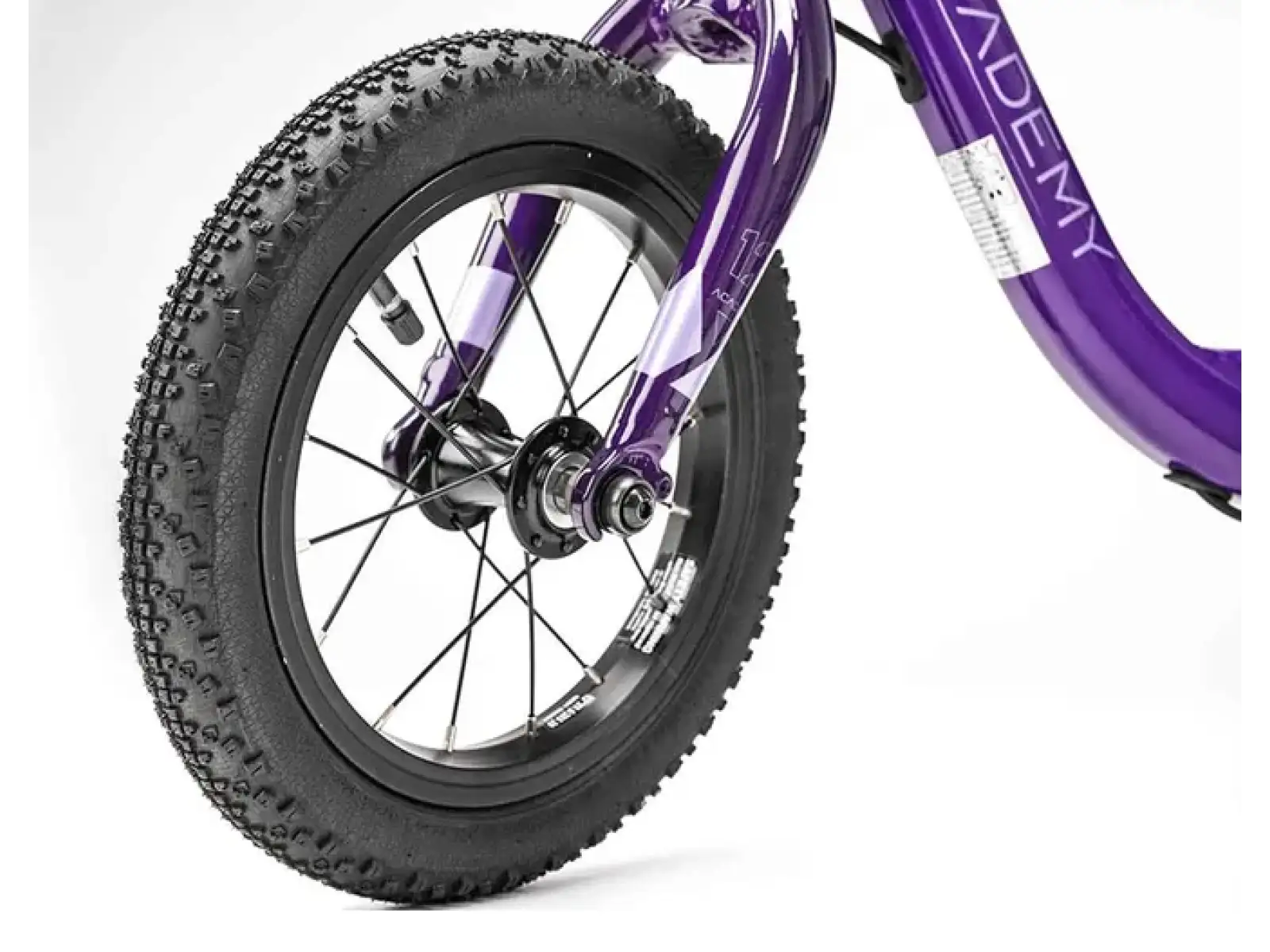 Academy Grade 1 children's balance bike 12" Purple