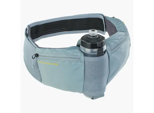 Evoc Hip Pouch Pro waist bag 1 l Steel + bottle 0.55 l