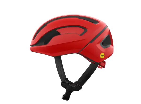 POC Omne Air MIPS road helmet Prismane Red Matt