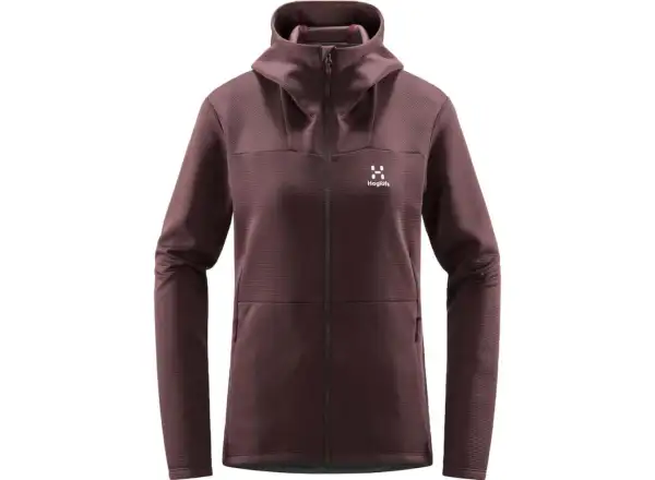 Haglöfs L.I.M Willow Mid Hood women's sweatshirt brown