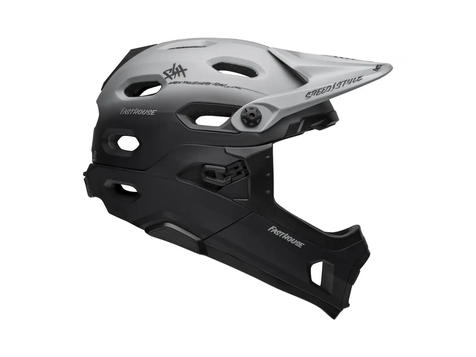 Bell Super DH Spherical helmet Mat Gray/Black Fasthouse