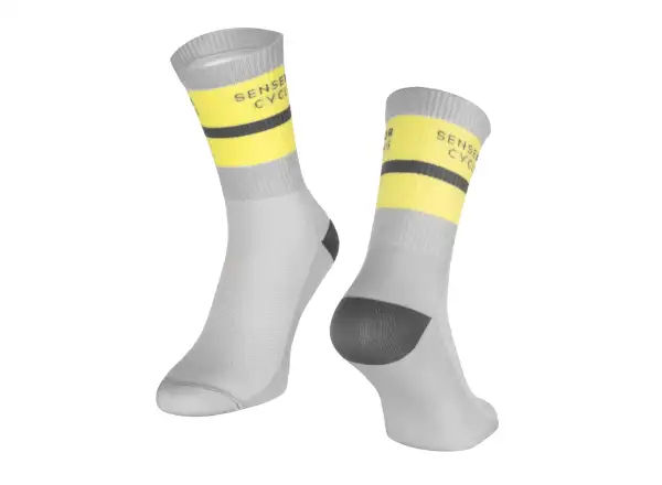 Force Stripe cycling socks grey