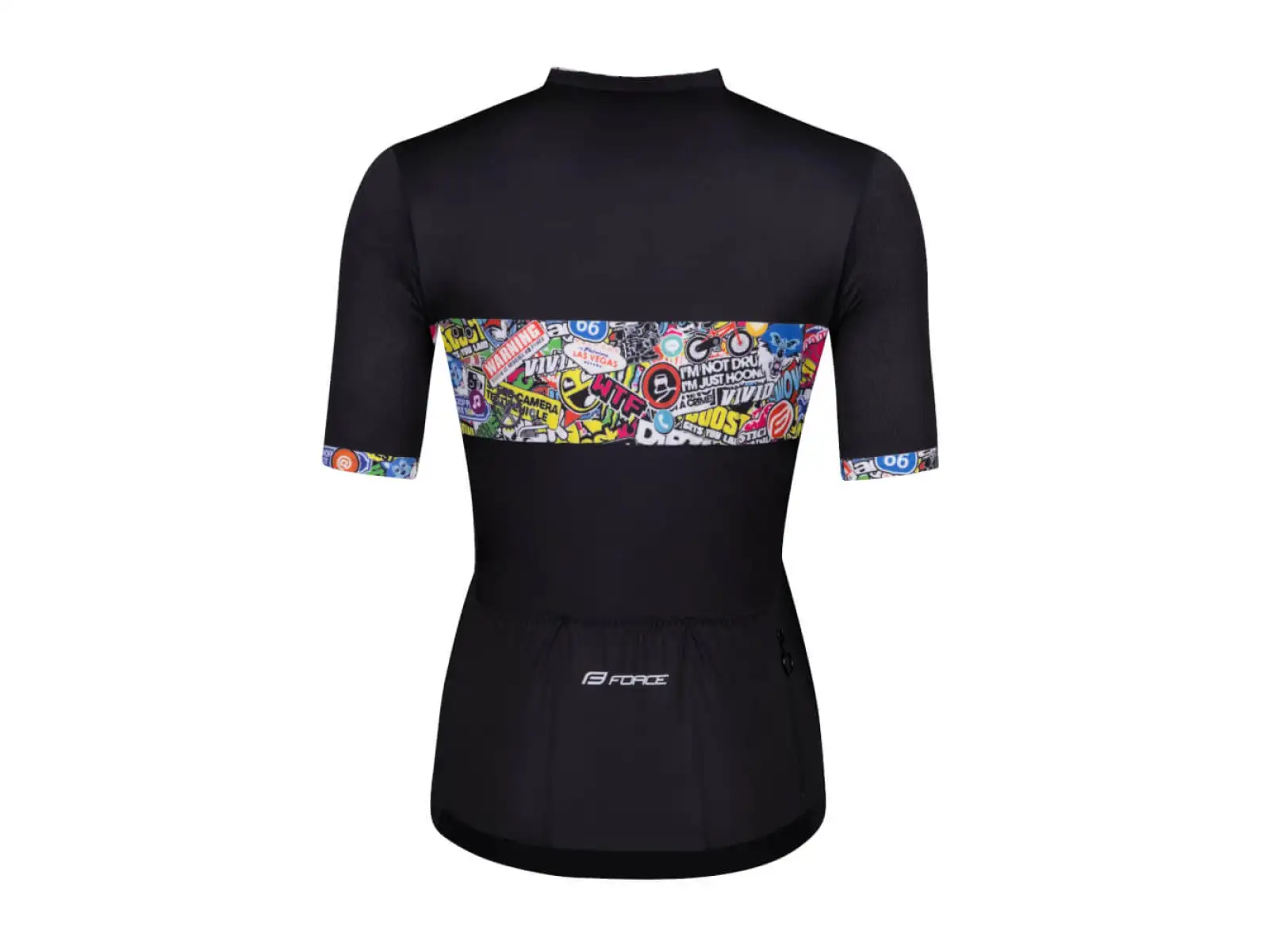 Force Vivid Lady women's jersey short sleeve black